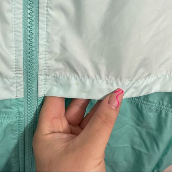 Nike Mint Full Zip Athletic Windbreaker Jacket - Picture 4 of 5